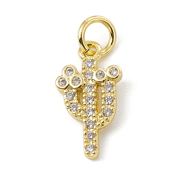 PandaHall Brass Micro Pave Cubic Zirconia Charms, with Jump Rings, Cactus Charms, Real 18K Gold Plated, 14.5x8x1.5mm, Hole: 3.4mm..., Clear
PandaHall Brass Micro Pave Cubic Zirconia Charms, with Jump Rings, Cactus Charms, Real 18K Gold Plated, 14.5x8x1.5mm, Hole: 3.4mm..., Clear