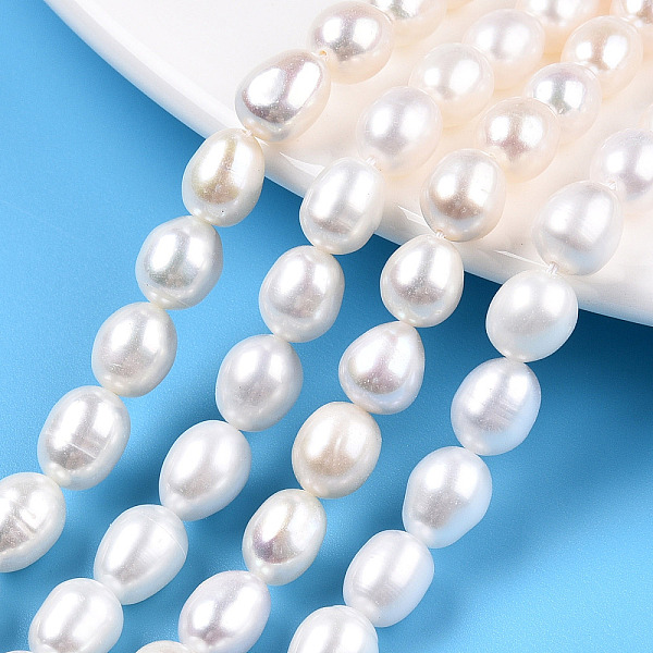 PandaHall Natural Cultured Freshwater Pearl Beads Strands, Rice, Seashell Color, 7~9x6.5~7.5mm, Hole: 0.7~0.8mm, about 43~44pcs/strand...
PandaHall Natural Cultured Freshwater Pearl Beads Strands, Rice, Seashell Color, 7~9x6.5~7.5mm, Hole: 0.7~0.8mm, about 43~44pcs/strand...