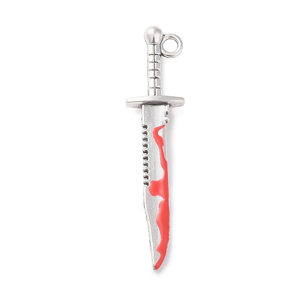 PandaHall Alloy Emanel Pendants, Sword Charm, Antique Silver, Red, 43x10x3.5mm, Hole: 2.3mm Alloy+Enamel Tool Red
PandaHall Alloy Emanel Pendants, Sword Charm, Antique Silver, Red, 43x10x3.5mm, Hole: 2.3mm Alloy+Enamel Tool Red