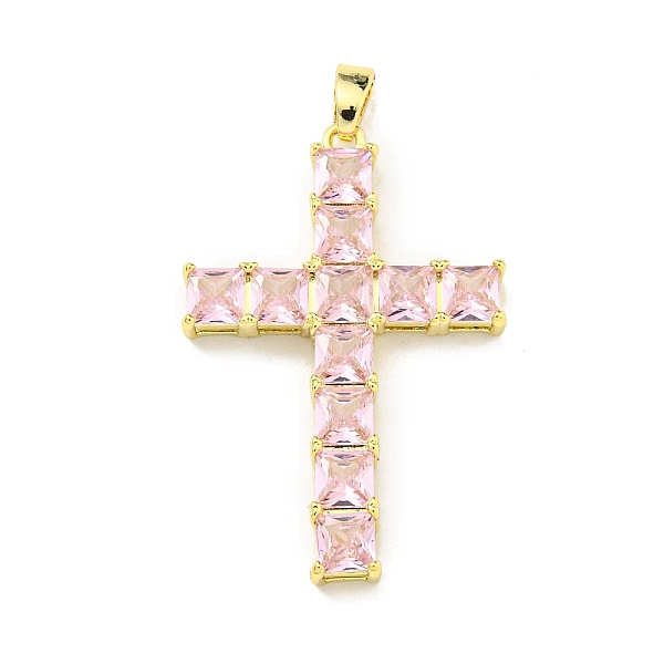 PandaHall Brass Micro Pave Cubic Zirconia Pendants, Cross Charms, Pink, Real 18K Gold Plated, 33x22x4mm, Hole: 5x2.5mm Brass+Cubic Zirconia...
PandaHall Brass Micro Pave Cubic Zirconia Pendants, Cross Charms, Pink, Real 18K Gold Plated, 33x22x4mm, Hole: 5x2.5mm Brass+Cubic Zirconia...