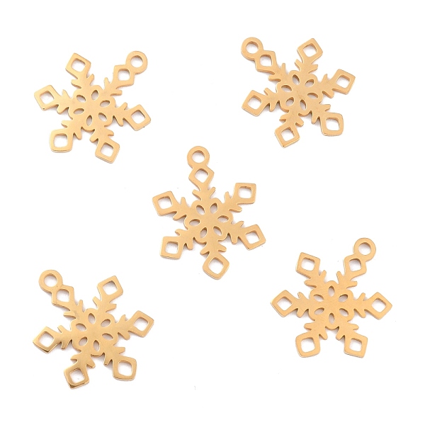 PandaHall Ion Plating(IP) 201 Stainless Steel Pendants, Snowflake, Golden, 23x17.5x1mm, Hole: 2mm 201 Stainless Steel Snowflake
PandaHall Ion Plating(IP) 201 Stainless Steel Pendants, Snowflake, Golden, 23x17.5x1mm, Hole: 2mm 201 Stainless Steel Snowflake