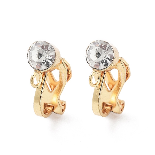 PandaHall 304 Stainless Steel Clip-on Earring Findings with Cubic Zirconia, with Loops, Golden, 16x5mm, Hole: 1.8mm 304 Stainless Steel
PandaHall 304 Stainless Steel Clip-on Earring Findings with Cubic Zirconia, with Loops, Golden, 16x5mm, Hole: 1.8mm 304 Stainless Steel