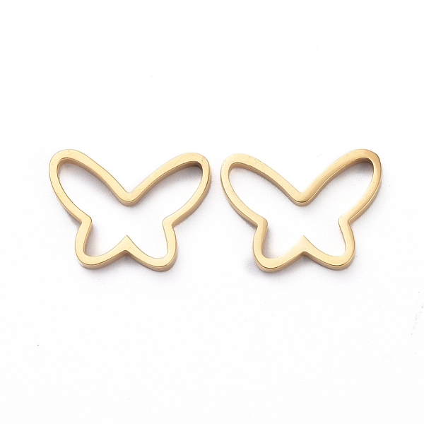 PandaHall Vacuum Plating 304 Stainless Steel Linking Rings for Jewelry Making, Manual Polishing, Butterfly, Golden, 9x12x1mm, Inner Diameter...
PandaHall Vacuum Plating 304 Stainless Steel Linking Rings for Jewelry Making, Manual Polishing, Butterfly, Golden, 9x12x1mm, Inner Diameter...