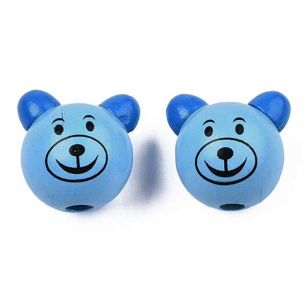 PandaHall Natural Wooden European Beads, Large Hole Beads, Dyed, Bear, Lead Free, Cornflower Blue, 26x26x23.5mm, Hole: 5mm Wood Bear
PandaHall Natural Wooden European Beads, Large Hole Beads, Dyed, Bear, Lead Free, Cornflower Blue, 26x26x23.5mm, Hole: 5mm Wood Bear