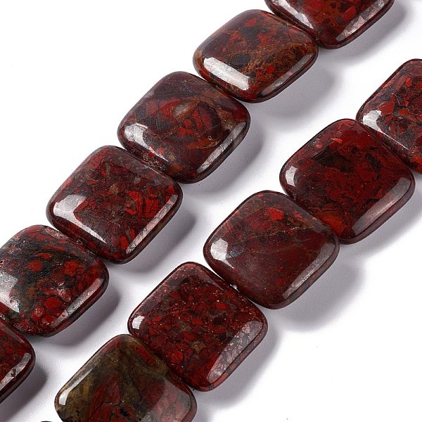 PandaHall Natural Brecciated Jasper Beads Strands, Square, 19.5~20x19.5~20x6.5~7mm, Hole: 1.2mm, about 20pcs/strand, 15.59''~15.91''...
PandaHall Natural Brecciated Jasper Beads Strands, Square, 19.5~20x19.5~20x6.5~7mm, Hole: 1.2mm, about 20pcs/strand, 15.59''~15.91''...