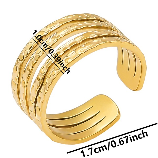 PandaHall Minimalist Adjustable Geometric 304 Stainless Steel Cuff Ring for Unisex Stainless Steel
PandaHall Minimalist Adjustable Geometric 304 Stainless Steel Cuff Ring for Unisex Stainless Steel