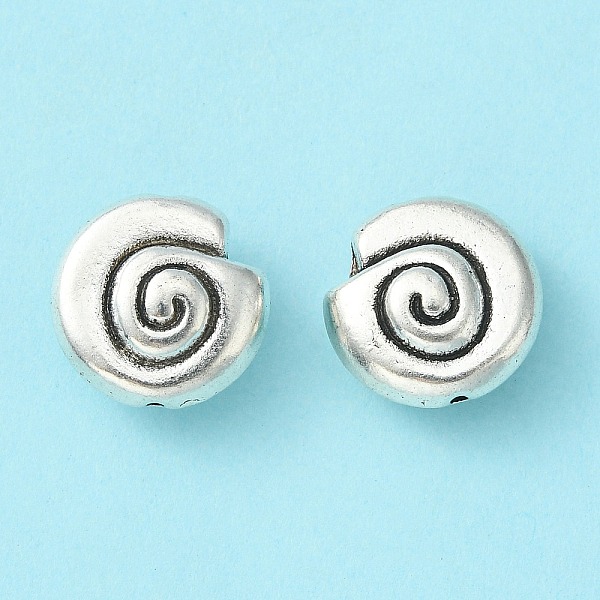PandaHall Tibetan Style Alloy Snail Shell Beads, Cadmium Free & Lead Free, Antique Silver, 14x13.5x7mm, Hole: 1mm Alloy Flat Round
PandaHall Tibetan Style Alloy Snail Shell Beads, Cadmium Free & Lead Free, Antique Silver, 14x13.5x7mm, Hole: 1mm Alloy Flat Round