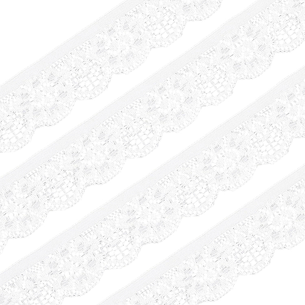 PandaHall Guipure Stretch Lace Trim, Polyester Lace Ribbon, Flower Pattern, Garment Accessories, White, 1 inch(25mm) Polyester Flower White
PandaHall Guipure Stretch Lace Trim, Polyester Lace Ribbon, Flower Pattern, Garment Accessories, White, 1 inch(25mm) Polyester Flower White