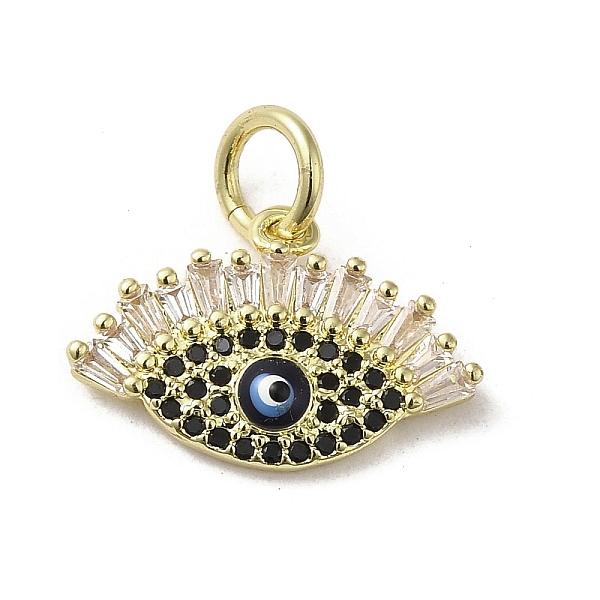 PandaHall Brass Micro Pave Cubic Zirconia Pendants, with Glass and Enamel, with Jump Ring, Real 18K Gold Plated, Eye, Black, 12x17.5x2.5mm...
PandaHall Brass Micro Pave Cubic Zirconia Pendants, with Glass and Enamel, with Jump Ring, Real 18K Gold Plated, Eye, Black, 12x17.5x2.5mm...