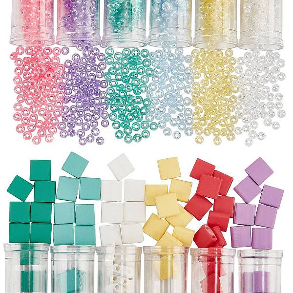 PandaHall DIY Glass Seed Beads Jewelry Making Finding Kit, Including Rectangle & Round Glass Seed Beads, Mixed Color, 1452Pcs/bag Glass..., Multicolor
PandaHall DIY Glass Seed Beads Jewelry Making Finding Kit, Including Rectangle & Round Glass Seed Beads, Mixed Color, 1452Pcs/bag Glass..., Multicolor