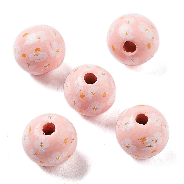 PandaHall Wood European Beads, Large Hole Beads, Flower, Misty Rose, 15.5~16x14.5mm, Hole: 4mm Wood Flower
PandaHall Wood European Beads, Large Hole Beads, Flower, Misty Rose, 15.5~16x14.5mm, Hole: 4mm Wood Flower