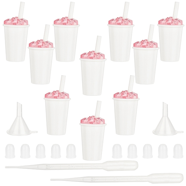 PandaHall Gorgecraft Plastic Empty Lip Glaze Containers, Refillable Lip Gloss Bottles, with Cap, Brush, Funnel Hopper, Dropper, Hot Pink...
PandaHall Gorgecraft Plastic Empty Lip Glaze Containers, Refillable Lip Gloss Bottles, with Cap, Brush, Funnel Hopper, Dropper, Hot Pink...