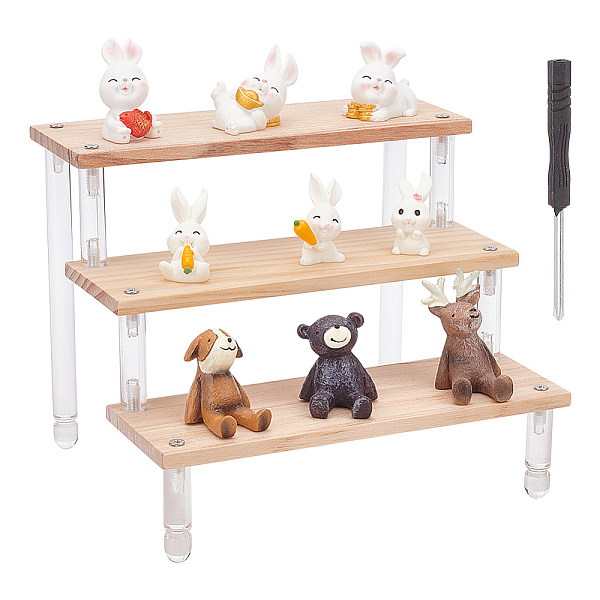 PandaHall FINGERINSPIRE 3 Tier Wood Display Stand for Minifigures Clear Acrylic Display Riser Shelf Wooden Tiered Display Shelf Display..., Brown
PandaHall FINGERINSPIRE 3 Tier Wood Display Stand for Minifigures Clear Acrylic Display Riser Shelf Wooden Tiered Display Shelf Display..., Brown