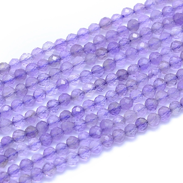 PandaHall Natural Amethyst Beads Strands, Faceted, Round, 2.5~3mm, Hole: 0.6mm, about 145pcs/strand, 14.96 inch(38cm) Amethyst Round
PandaHall Natural Amethyst Beads Strands, Faceted, Round, 2.5~3mm, Hole: 0.6mm, about 145pcs/strand, 14.96 inch(38cm) Amethyst Round