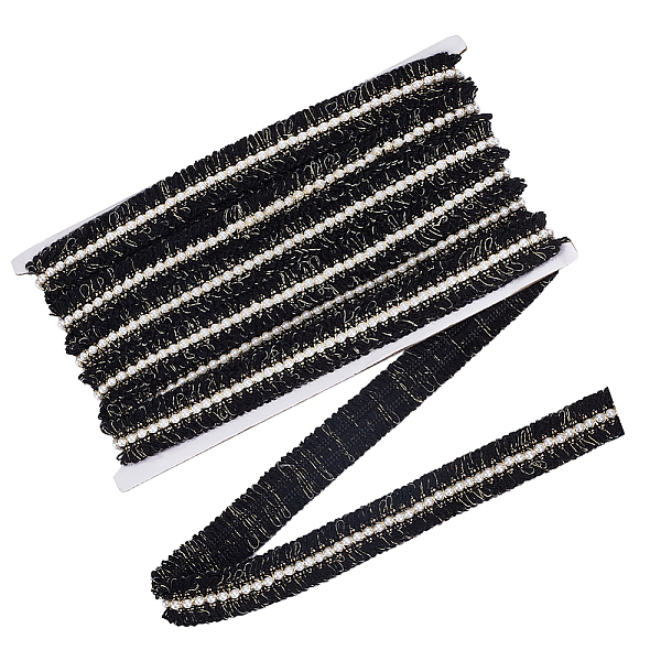 PandaHall 7M Polyester Ribbon, with Plastic Pearl Round Beads, Garment Accessories, White, 3/4 inch(20~21mm), 1~4mm thick about 7.66 Yards...
PandaHall 7M Polyester Ribbon, with Plastic Pearl Round Beads, Garment Accessories, White, 3/4 inch(20~21mm), 1~4mm thick about 7.66 Yards...