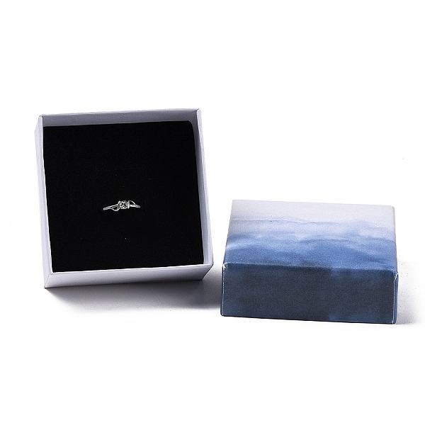 PandaHall Gradient Color Cardboard Gift Boxes, with Sponge Inside, Square, Blue & White, 7.5x7.5x3.8cm, 68x68mm Inner Diameter, Depth: 33mm...
PandaHall Gradient Color Cardboard Gift Boxes, with Sponge Inside, Square, Blue & White, 7.5x7.5x3.8cm, 68x68mm Inner Diameter, Depth: 33mm...