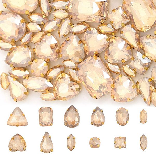 PandaHall CHGCRAFT 140Pcs 12 Style Mixed Shape Sew on Rhinestone, Faceted Glass Rhinestone, Multi-Strand Links, with 304 Stainless Steel..., Yellow
PandaHall CHGCRAFT 140Pcs 12 Style Mixed Shape Sew on Rhinestone, Faceted Glass Rhinestone, Multi-Strand Links, with 304 Stainless Steel..., Yellow