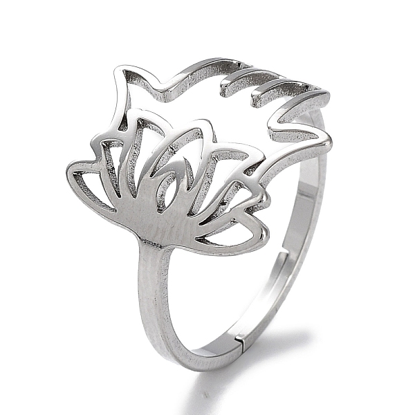 PandaHall 304 Stainless Steel Adjustable Rings, Hollow Hamsa Hand & Lotus Ring for Women, Stainless Steel Color, 2mm, Inner Diameter: 16.6mm...
PandaHall 304 Stainless Steel Adjustable Rings, Hollow Hamsa Hand & Lotus Ring for Women, Stainless Steel Color, 2mm, Inner Diameter: 16.6mm...