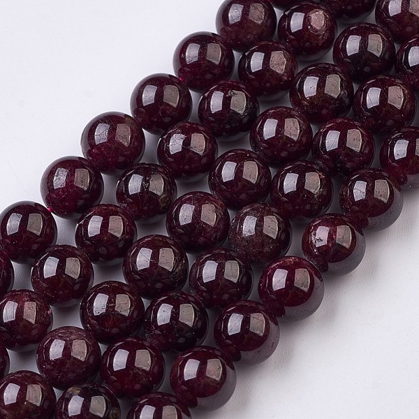 PandaHall Natural Garnet Beads Strands, Round, 8mm, Hole: 1mm, about 49pcs/strand, 15.1 inch(38.5cm) Garnet Round
PandaHall Natural Garnet Beads Strands, Round, 8mm, Hole: 1mm, about 49pcs/strand, 15.1 inch(38.5cm) Garnet Round
