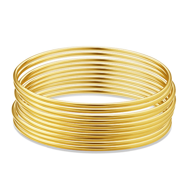 PandaHall SHEGRACE Brass Buddhist Bangle Sets, Real 24K Gold Plated, Inner Diameter: 2-1/2 inch(6.5cm), 10pcs/set Brass
PandaHall SHEGRACE Brass Buddhist Bangle Sets, Real 24K Gold Plated, Inner Diameter: 2-1/2 inch(6.5cm), 10pcs/set Brass