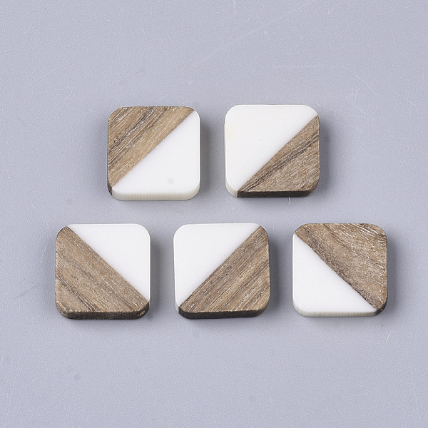 PandaHall Resin & Walnut Wood Cabochons, Square, White, 13.5x13.5x3mm Resin+Wood Square White
PandaHall Resin & Walnut Wood Cabochons, Square, White, 13.5x13.5x3mm Resin+Wood Square White