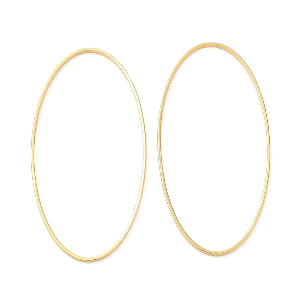 PandaHall Brass Linking Rings, Cadmium Free & Lead Free, Long-Lasting Plated, Oval, Real 24K Gold Plated, 40x20x1mm, Inner Diameter: 39x19mm...
PandaHall Brass Linking Rings, Cadmium Free & Lead Free, Long-Lasting Plated, Oval, Real 24K Gold Plated, 40x20x1mm, Inner Diameter: 39x19mm...