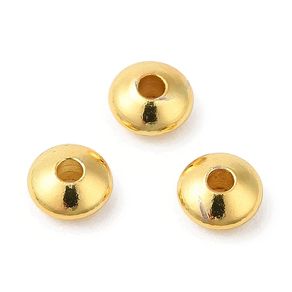 PandaHall Brass Beads, Cadmium Free & Lead Free, Rondelle, Long-Lasting Plated, Golden, 5x2mm, Hole: 1.6mm Brass Rondelle
PandaHall Brass Beads, Cadmium Free & Lead Free, Rondelle, Long-Lasting Plated, Golden, 5x2mm, Hole: 1.6mm Brass Rondelle