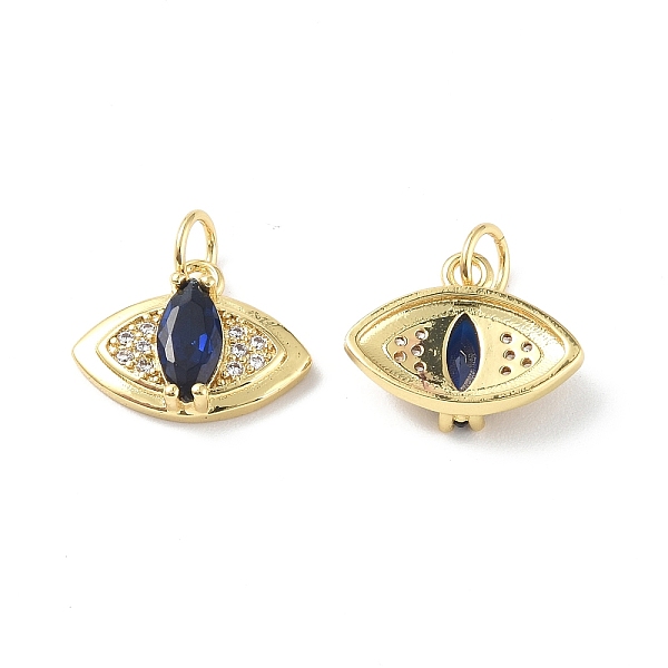 PandaHall Brass Micro Pave Marine Blue Cubic Zirconia Charmss, with Jump Ring, Horse Eye Charm, Real 18K Gold Plated, 11x14.5x4mm, Hole: 3mm...
PandaHall Brass Micro Pave Marine Blue Cubic Zirconia Charmss, with Jump Ring, Horse Eye Charm, Real 18K Gold Plated, 11x14.5x4mm, Hole: 3mm...