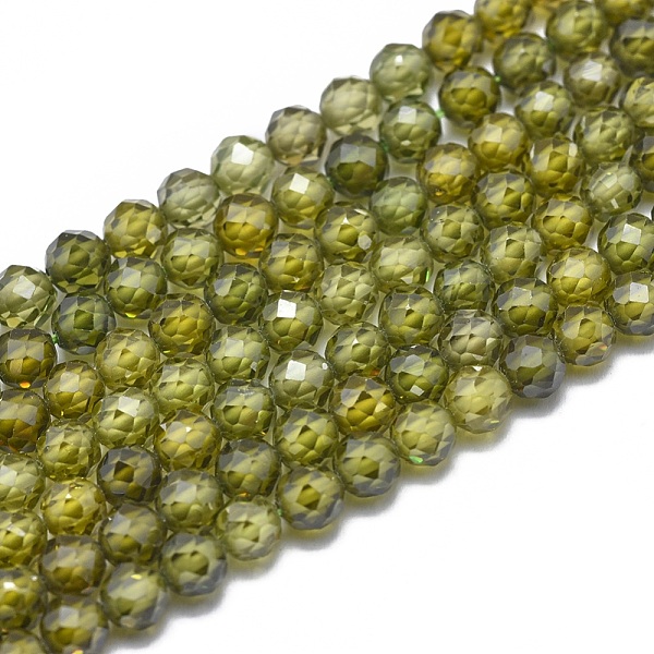 PandaHall Cubic Zirconia Beads Strands, Faceted, Round, Olive Drab, 4mm, Hole: 0.8mm, about 91pcs/strand, 15 inch(38cm) Cubic Zirconia Round..., Green
PandaHall Cubic Zirconia Beads Strands, Faceted, Round, Olive Drab, 4mm, Hole: 0.8mm, about 91pcs/strand, 15 inch(38cm) Cubic Zirconia Round..., Green