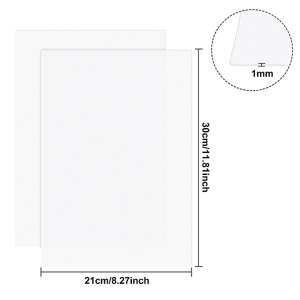 PandaHall Silicone Single Side Board, with Adhesive Back, Rectangle, Clear, 30x21x0.1cm Silicone Rectangle Clear
PandaHall Silicone Single Side Board, with Adhesive Back, Rectangle, Clear, 30x21x0.1cm Silicone Rectangle Clear