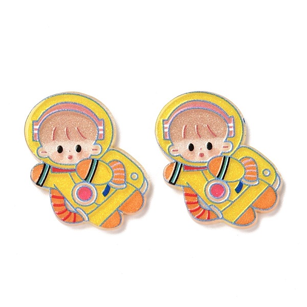 PandaHall Cartoon Acrylic Cabochons, Astronaut, Yellow, 31.5x21.5x2mm Acrylic Human Yellow
PandaHall Cartoon Acrylic Cabochons, Astronaut, Yellow, 31.5x21.5x2mm Acrylic Human Yellow