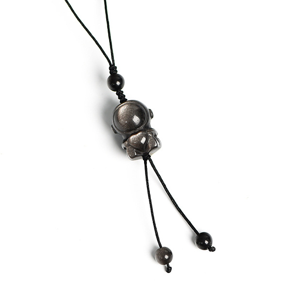 PandaHall Natural Silver Obsidian Pendant for Mobile Phone Strap, Haging Charms Decoration, Human, 12cm Obsidian Human
PandaHall Natural Silver Obsidian Pendant for Mobile Phone Strap, Haging Charms Decoration, Human, 12cm Obsidian Human