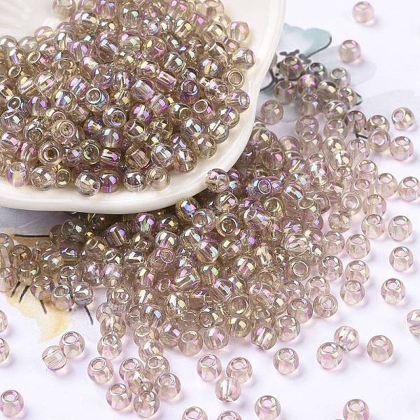 PandaHall 6/0 Glass Seed Beads, Inside Colours, Round, Transparent Colours Rainbow, Rosy Brown, 4x3mm, Hole: 1.2mm, about 6925pcs/pound...
PandaHall 6/0 Glass Seed Beads, Inside Colours, Round, Transparent Colours Rainbow, Rosy Brown, 4x3mm, Hole: 1.2mm, about 6925pcs/pound...