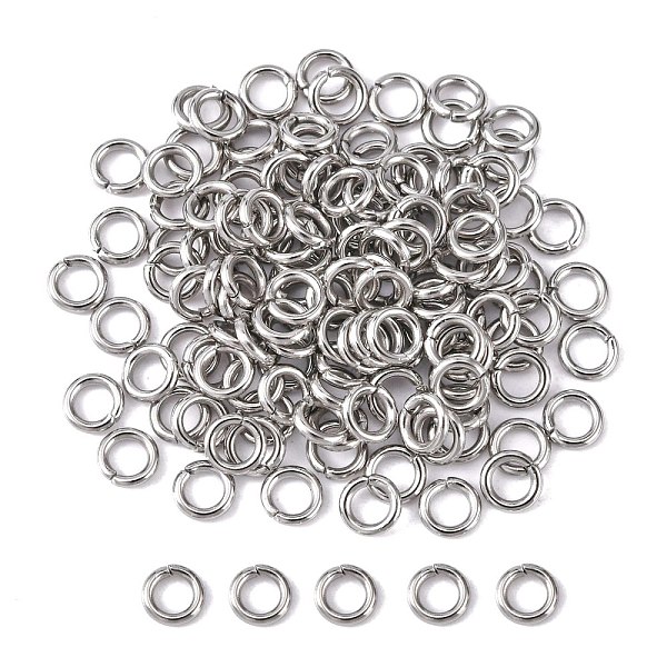 PandaHall 304 Stainless Steel Open Jump Rings, Stainless Steel Color, 18 Gauge, 5x1mm, Inner Diameter: 3mm 304 Stainless Steel
PandaHall 304 Stainless Steel Open Jump Rings, Stainless Steel Color, 18 Gauge, 5x1mm, Inner Diameter: 3mm 304 Stainless Steel