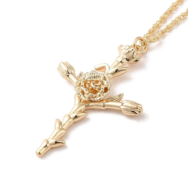 PandaHall 304 Stainless Steel Cross with Flower Pendant Necklaces for Women, Golden, 17.28 inch(43.9cm) 304 Stainless Steel Flower
PandaHall 304 Stainless Steel Cross with Flower Pendant Necklaces for Women, Golden, 17.28 inch(43.9cm) 304 Stainless Steel Flower