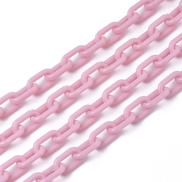 PandaHall Opaque Acrylic Cable Chains, Oval, Pearl Pink, 13x8x2mm, 19.68 inch(50cm)/strand Acrylic Pink
PandaHall Opaque Acrylic Cable Chains, Oval, Pearl Pink, 13x8x2mm, 19.68 inch(50cm)/strand Acrylic Pink