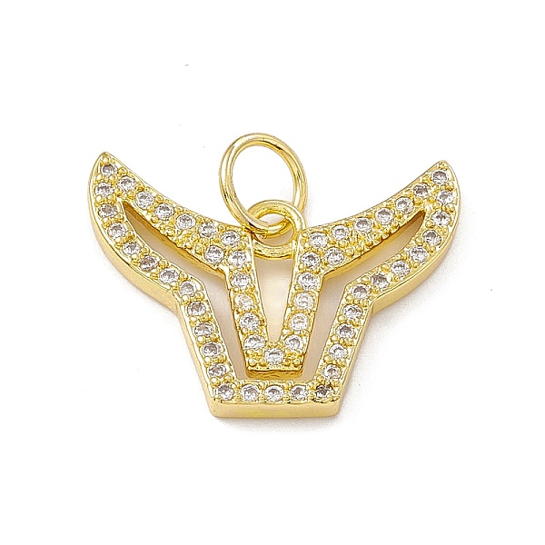 PandaHall Rack Plating Brass Micro Pave Cubic Zirconia Pendants, with Jump Ring Cadmium Free & Lead Free, Long-Lasting Plated, Cattle Head..., Clear
PandaHall Rack Plating Brass Micro Pave Cubic Zirconia Pendants, with Jump Ring Cadmium Free & Lead Free, Long-Lasting Plated, Cattle Head..., Clear