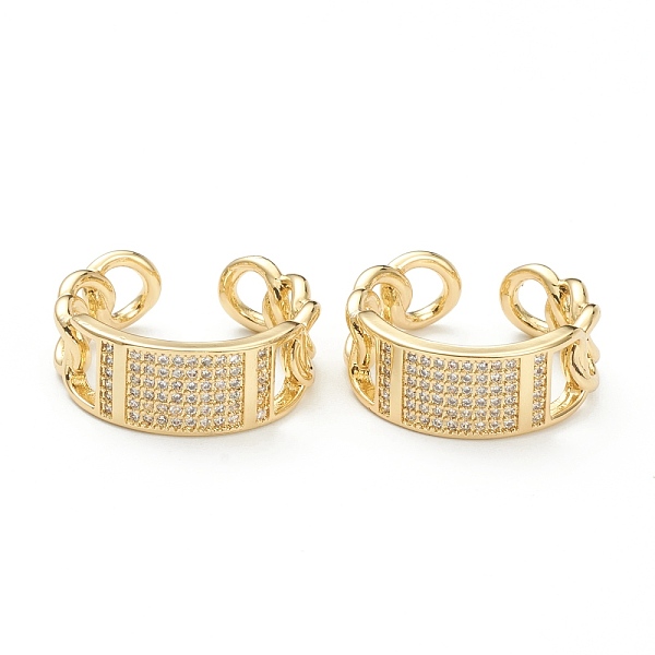 PandaHall Brass Micro Pave Clear Cubic Zirconia Cuff Rings, Open Rings, Long-Lasting Plated, Real 18K Gold Plated, 7~8mm, Inner Diameter...
PandaHall Brass Micro Pave Clear Cubic Zirconia Cuff Rings, Open Rings, Long-Lasting Plated, Real 18K Gold Plated, 7~8mm, Inner Diameter...