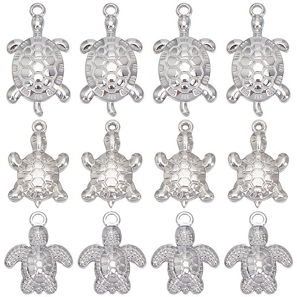 PandaHall SUNNYCLUE 30Pcs 3 Style Stainless Steel Pendant, Tortoise, Stainless Steel Color, 18.5~25x13~15x3~3.5mm, Hole: 1~1.8mm...
PandaHall SUNNYCLUE 30Pcs 3 Style Stainless Steel Pendant, Tortoise, Stainless Steel Color, 18.5~25x13~15x3~3.5mm, Hole: 1~1.8mm...
