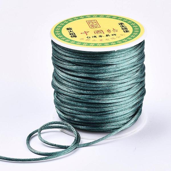 PandaHall Nylon Thread, Rattail Satin Cord, Dark Sea Green, 1.5mm, about 49.21 yards(45m)/roll Nylon Green
PandaHall Nylon Thread, Rattail Satin Cord, Dark Sea Green, 1.5mm, about 49.21 yards(45m)/roll Nylon Green