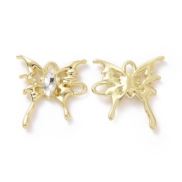PandaHall Rack Plating Alloy Connector Charms, Butterfly Links with Glass, Light Gold, Cadmium Free & Lead Free & Nickle Free, Clear...
PandaHall Rack Plating Alloy Connector Charms, Butterfly Links with Glass, Light Gold, Cadmium Free & Lead Free & Nickle Free, Clear...