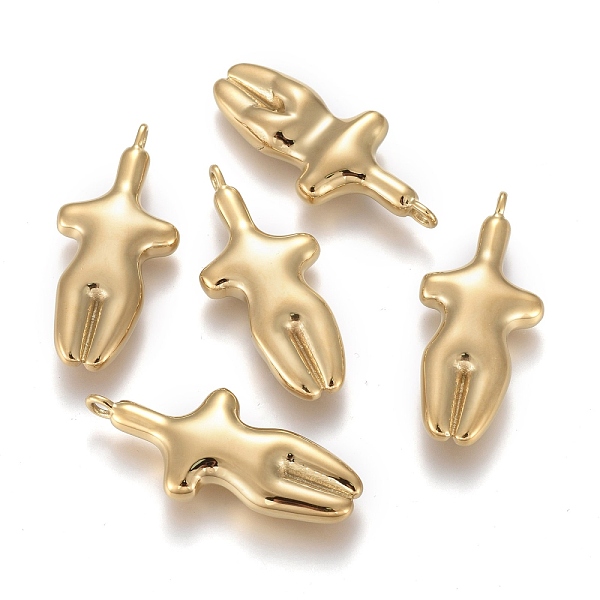 PandaHall Ion Plating(IP) 304 Stainless Steel Pendants, Body, Golden, 33x14.5x5mm, Hole: 2x2mm 304 Stainless Steel Body
PandaHall Ion Plating(IP) 304 Stainless Steel Pendants, Body, Golden, 33x14.5x5mm, Hole: 2x2mm 304 Stainless Steel Body
