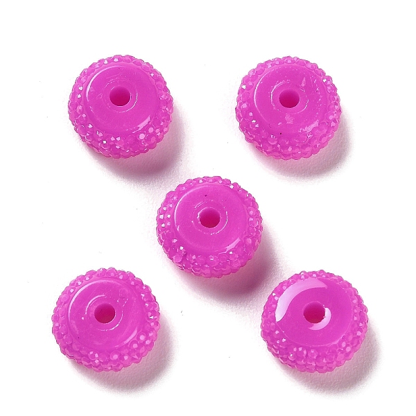 PandaHall Opaque Resin Beads, Textured Rondelle, Magenta, 12x7mm, Hole: 2.5mm Resin Rondelle Pink
PandaHall Opaque Resin Beads, Textured Rondelle, Magenta, 12x7mm, Hole: 2.5mm Resin Rondelle Pink
