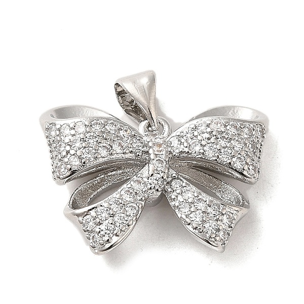 PandaHall Brass Micro Pave Clear Cubic Zirconia Pendants, Bowknot, Platinum, 16x21.5x5mm, Hole: 5mm Brass+Cubic Zirconia Bowknot Clear
PandaHall Brass Micro Pave Clear Cubic Zirconia Pendants, Bowknot, Platinum, 16x21.5x5mm, Hole: 5mm Brass+Cubic Zirconia Bowknot Clear