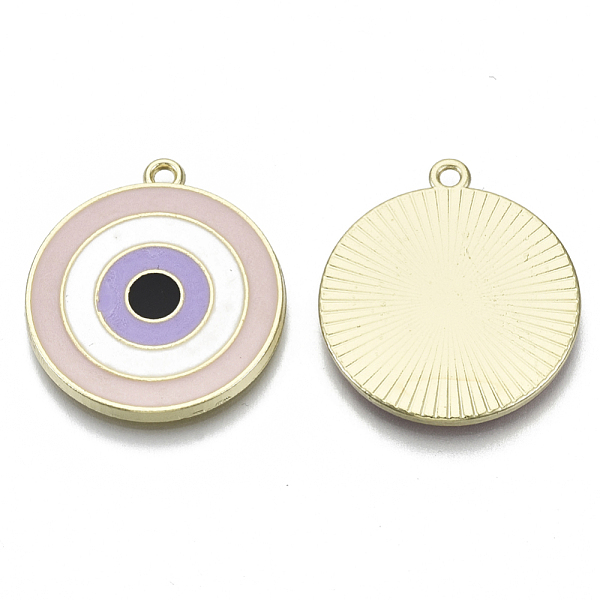 PandaHall Alloy Enamel Pendants, Cadmium Free & Lead Free, Light Gold, Flat Round with Vortex, Pink, 27.5x25x2mm, Hole: 1.8mm Alloy+Enamel...
PandaHall Alloy Enamel Pendants, Cadmium Free & Lead Free, Light Gold, Flat Round with Vortex, Pink, 27.5x25x2mm, Hole: 1.8mm Alloy+Enamel...