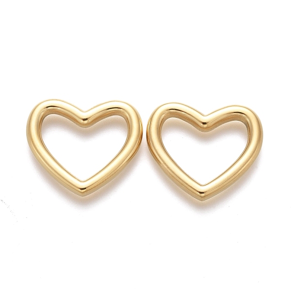 PandaHall Ion Plating(IP) 304 Stainless Steel Links Rings, Heart, Golden, 14x16x1mm, 10.5x11.5mm Inner Diameter 304 Stainless Steel Heart
PandaHall Ion Plating(IP) 304 Stainless Steel Links Rings, Heart, Golden, 14x16x1mm, 10.5x11.5mm Inner Diameter 304 Stainless Steel Heart