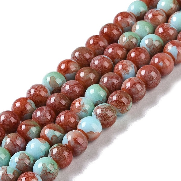 PandaHall Baking Paint Glass Bead Strands, Round, Brown, 8mm, Hole: 1mm, about 104~105pcs/strand, 30.71~31.10''(78~79cm) Glass Round Brown
PandaHall Baking Paint Glass Bead Strands, Round, Brown, 8mm, Hole: 1mm, about 104~105pcs/strand, 30.71~31.10''(78~79cm) Glass Round Brown