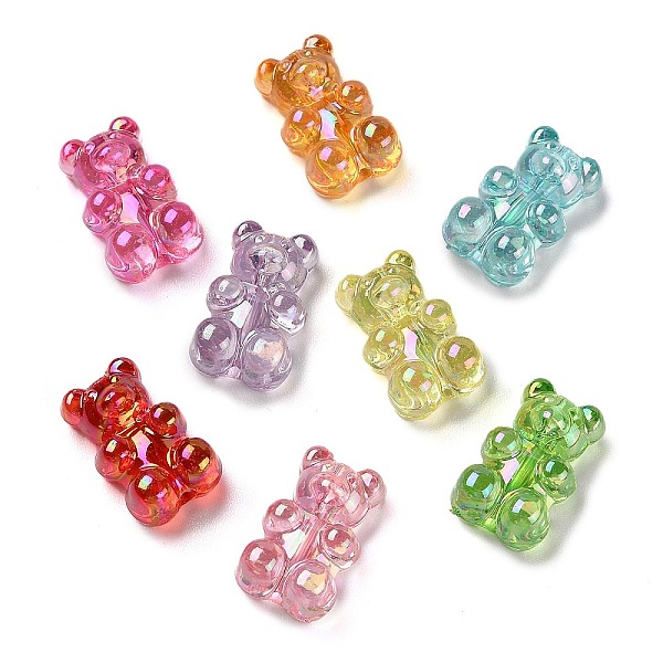 PandaHall Transparent Bear Acrylic Beads, AB Color Plated, Mixed Color, 18x11x7mm, Hole: 1.4mm Acrylic Bear Multicolor
PandaHall Transparent Bear Acrylic Beads, AB Color Plated, Mixed Color, 18x11x7mm, Hole: 1.4mm Acrylic Bear Multicolor