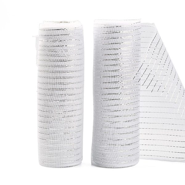 PandaHall Deco Mesh Ribbons, Tulle Fabric, with Metallic Silk, for Christmas Party Decoration, Skirts Decoration Making, White, 10-1/4 inch...
PandaHall Deco Mesh Ribbons, Tulle Fabric, with Metallic Silk, for Christmas Party Decoration, Skirts Decoration Making, White, 10-1/4 inch...