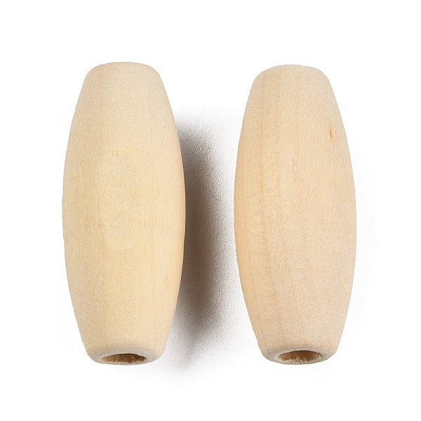 PandaHall Unfinished Natural Wood European Beads, Large Hole Bead, Undyed, Lead Free, Oval, PapayaWhip, 30x12mm, Hole: 4mm Wood Oval Orange
PandaHall Unfinished Natural Wood European Beads, Large Hole Bead, Undyed, Lead Free, Oval, PapayaWhip, 30x12mm, Hole: 4mm Wood Oval Orange